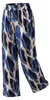 Sommerhose Damen Palazzohose Allover Print Blautöne Produktbild-Vorschau 2