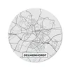 MuchoWow® Mauspad Mousepad Delmenhorst - Karte - Stadtplan Produktbild-Vorschau 1