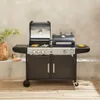 Barbecue a gas 2 in 1, 3 bruciatori + 1 fuoco laterale, Anteprima dell’immagine prodotto 8