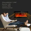 HOMCOM Elektrokamin mit LED Flammeneffekt,1800 W Wandkamin Produktbild-Vorschau 5