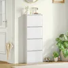 SUGIFT Schuhschrank Metall 4 Kippschubladen wandmontierbar, Produktbild-Vorschau 1