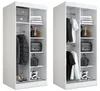 Kleiderschrank mit Spiegel - 90x200cm - Artisan Eiche - Produktbild-Vorschau 3