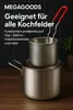 Frittierpfanne Edelstahl 304 mit Sieb für Tempura und Produktbild-Vorschau 3