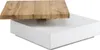 KYRIA Couchtisch - 1 Schublade und drehbare Platte - MDF - Produktbild-Vorschau 4