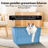 Amicura Katzentoilette, Offenes Katzenklo mit hohem Rand, Produktbild-Vorschau 4