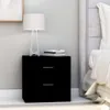 vidaXL Noční stolky 2 ks Černá 40x30x40 cm Dřevěný materiál Náhled obrázku produktu 1