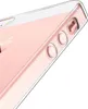 A close-up, angled view of a clear protective case on a pink smartphone. Produktbild-Vorschau