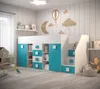 Etagenbett für Kinder Toledo 3 Stockbett mit Treppe, Produktbild-Vorschau 2