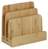 3 tlg. Schreibtisch Organizer Set Bambus, Karteikasten zum Produktbild-Vorschau 10