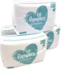 Several packages of Pampers Harmonie diapers are stacked on a white background. Podgląd zdjęcia produktu