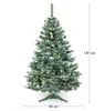 nabbi Weihnachtsbaum Christee 14 120 cm - Grün Weiß Produktbild-Vorschau 2