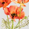 HOMLA EMRA künstlicher Zweig orange Mohnblumen 76 cm Produktbild-Vorschau 2