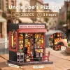 Puzzle 3D, Mini domek DIY, Pizzeria Uncle Joe, Cutebee, 236 Podgląd zdjęcia produktu 4