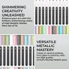 H&S Metallic Marker Stifte - 10-teiliges Zubehör Stift Set Produktbild-Vorschau 2