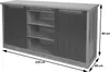 Sideboard MCW-K75, Highboard Regal Schrank Schiebetüre 7 Produktbild-Vorschau 12