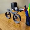 Fahrrad Drahtskulptur Metall modern Deko Figur Produktbild-Vorschau 2