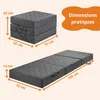 Matelas simple d'appoint, 195 x 75 x 14 cm, matelas Voir les images du produit 2