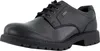 A single black leather shoe on a white background. Produktbild-Vorschau