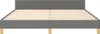 vidaXL Bettgestell ohne Matratze Dunkelgrau 180x200 cm Produktbild-Vorschau 4