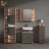 Badmöbel-Set Livinity Eisak Eiche 4-teilig, Model 52541 Produktbild-Vorschau 2