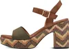 MARCO TOZZI Damen Sandalette hoher Schuh Riemchen Korkoptik Produktbild-Vorschau 4