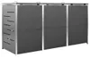 vidaXL Box pour poubelles pour 3 tonnes 207x77,5x115 cm Voir les images du produit 7