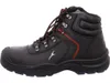 A black work boot with red accents and laces, shown from the side against a white background. Anteprima dell’immagine prodotto