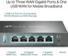 TP-Link Omada WL-Router ER605 Gigabit Multi-WAN Router Anteprima dell’immagine prodotto 11