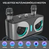 Tekoo Karaoke Maschine Set mit 2 kabellosen Mikrofonen, 20W Produktbild-Vorschau 2