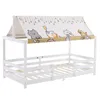 FCH Kinderbett 90x200cm mit Stoffdach, Hausbett mit Produktbild-Vorschau 9