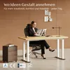 FLEXISPOT E6Q Elektrisch Höhenverstellbarer Schreibtisch, Produktbild-Vorschau 2