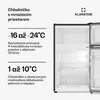 Klarstein Irene - kombinovaná chladnička, retro, 61/24 l, Náhľad obrázku produktu 4