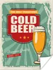 MuchoWow® Poster Mannshöhle - Bier - Vintage - Illustration Produktbild-Vorschau 1