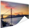 MuchoWow® Poster San Francisco - Brücke - Wasser 160x80 cm Produktbild-Vorschau 1