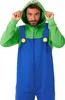A man wearing a Luigi costume. Produktbild-Vorschau