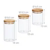 Relaxdays Vorratsdosen Glas, 3er Set, Größen 500, 700, 1000 Produktbild-Vorschau 4