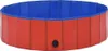 vidaXL Piscine pour chiens Pliable Rouge 120 x 30 cm PVC Voir les images du produit 4