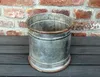 Vaso per piante in zinco rotondo Anteprima dell’immagine prodotto 4