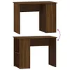 Scrivania in rovere marrone 100x55x75 cm materiale in legno Anteprima dell’immagine prodotto 6