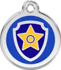 RedDingo Hundemarke mit Gravur Paw Patrol Chase dunkelblau, Produktbild-Vorschau 1