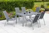 Merxx Gartenmöbel Set Amalfi 7tlg., 4 Stapelsessel, 2 Produktbild-Vorschau 3