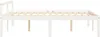 vidaXL Lit en bois massif blanc 120x190 cm Voir les images du produit 6