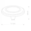 Es111 Led Lens White Produktbild-Vorschau 2