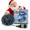 LED-Lichterkette außen 1200 LEDs 24 m kaltweiß mit Timer Produktbild-Vorschau 1