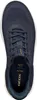 A top-down view of a navy blue sneaker. Voir les images du produit