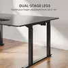 SANODESK 180*110cm Höhenverstellbarer Schreibtisch 4-Beinen Produktbild-Vorschau 4