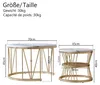 Fortuna Lai Couchtisch 2 in 1 Satztische in Marmoroptik, Produktbild-Vorschau 7