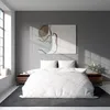3-tlg Premium Damast Bettwäsche 200x200 + 80x80 cm mit YKK Produktbild-Vorschau 3