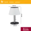 Solární LED stolní lampa Paulmann Lillesol Náhled obrázku produktu 3