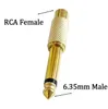 6,35mm Klinkenstecker auf Cinch RCA Buchse Kupplung Stecker Produktbild-Vorschau 8